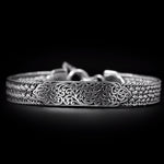 Alhambra Scroll (9mm) ID Textile Weave Bracelet