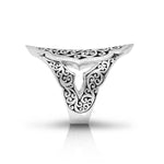 LH Intricate Scroll Marquise Stylized Ring