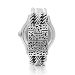 Lois Hill Classic Women's Watch with Handwoven Sterling Silver Figure-8 Band (Only 2 pcs left!)