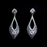 LH Open Diamond Twist Tail Earrings (14mm * 45mm)