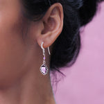 Rose-de-France Amethyst (10mm) Drop Earrings