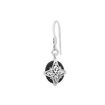 Brown Diamond & Matte Black Onyx Earrings - Lois Hill Jewelry