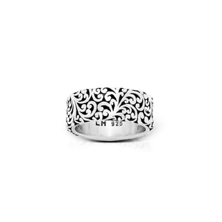LH Intricate Scroll Band Ring