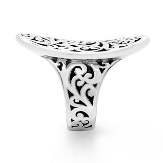 Cutout Scroll Saddle Ring - Lois Hill Jewelry