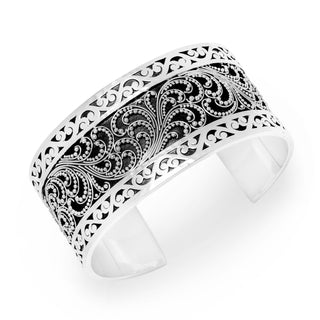 LH Granulated with Signature Scroll Border Cuff
