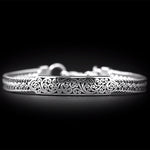 Textile weave (6mm) Alhambra ID Bracelet