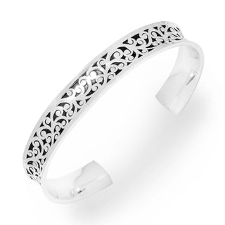 LH Signature Scroll with Granulated Edges Cuff