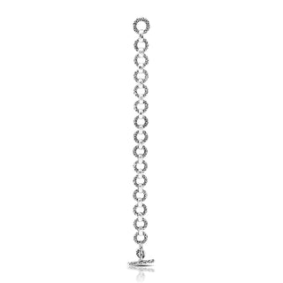 LH Scroll Round Link Bracelet