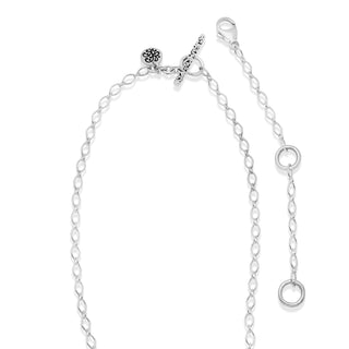 "Wishes Come True" Reversible Granulated & LH Scroll Shield Padlock, Star Charm Necklace
