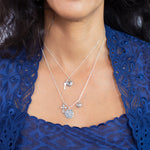 "Faith and Love" Charm Dangle Necklace