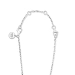 LH Scroll Baby Twist Link Necklace with Single Chain 17" - 21"