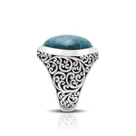 Lois Hill Sterling Silver Ring with Stone Apatite