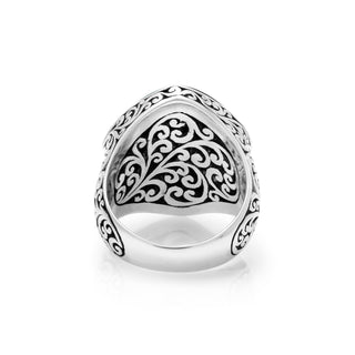 Lois Hill Sterling Silver Ring with Stone Black Onyx