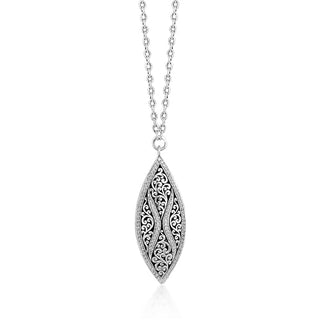 Classic Hammered and Cutout Ball Necklace - Lois Hill Jewelry
