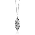 Classic Hammered and Cutout Ball Necklace - Lois Hill Jewelry
