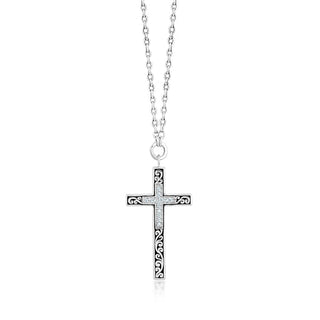 Classic Diamond Cross Necklace - Lois Hill Jewelry