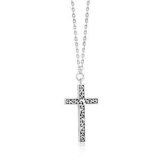 Classic Diamond Cross Necklace - Lois Hill Jewelry