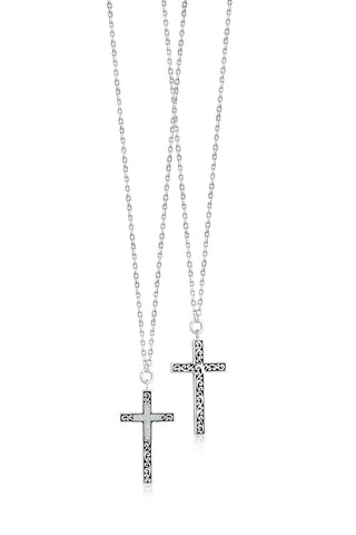 Classic Diamond Cross Necklace - Lois Hill Jewelry