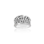 Parallel Diamond (0.33 CT) Outline with Classic Signature Lois Hill Scroll Focus Ring (13mm)