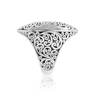 Classic Diamond Cutout Ring - Lois Hill Jewelry